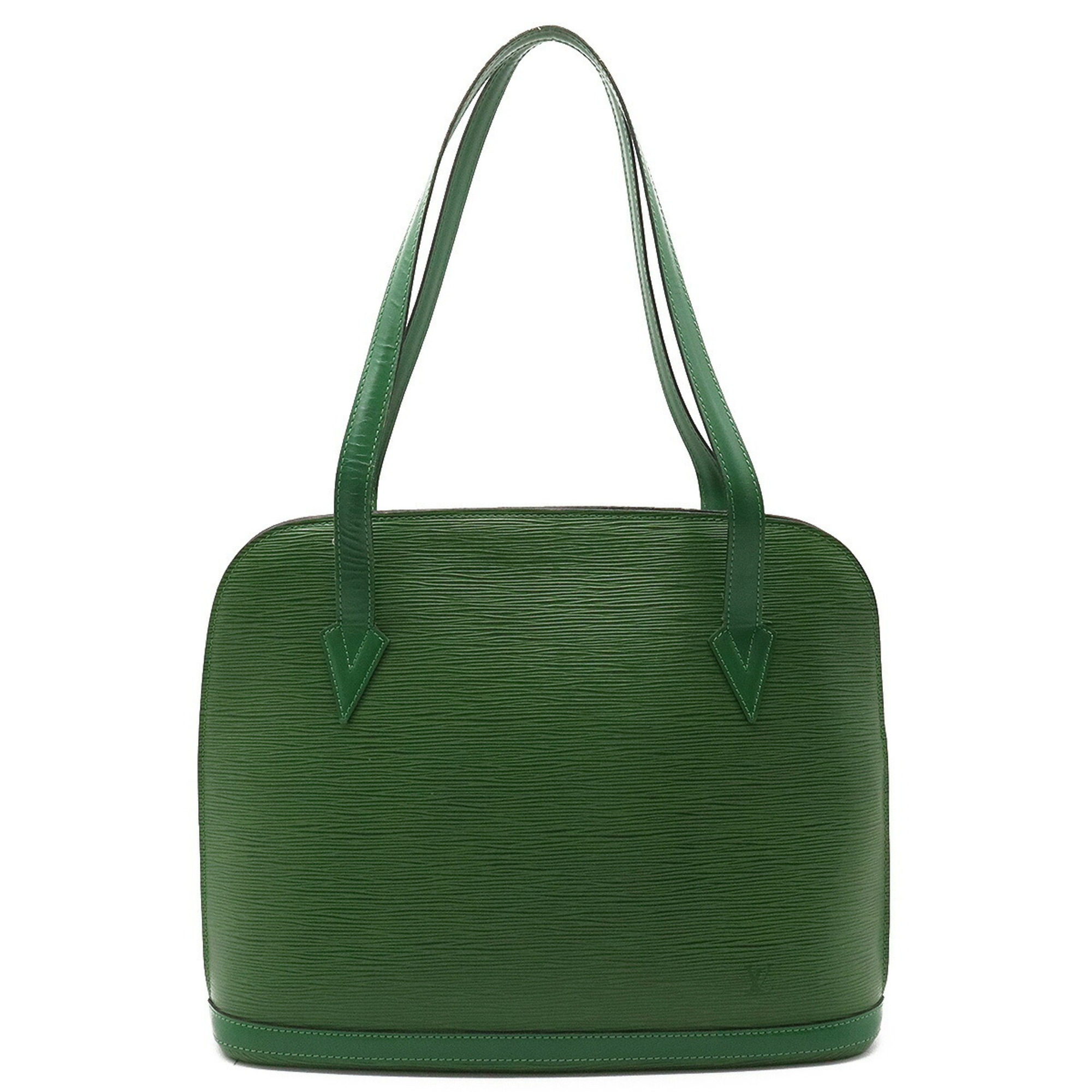 Louis Vuitton Epi Lussac Shoulder Bag Tote Borneo Green M52284